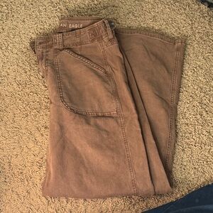 American Eagle Outfitters Brown Stovepipe Jeans